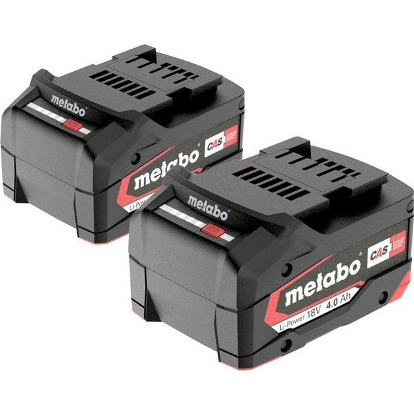 Набір акумулятора та зарядного пристрою Metabo 18В 2х4А·год, ЗП ASC55 (685050000)