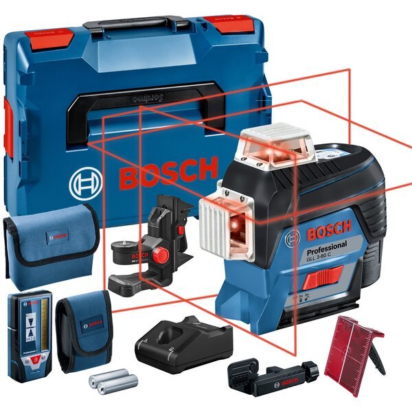 Лазерний нівелір Bosch GLL 3-80 C Professional + LR 6 0601063R05