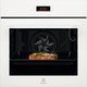 Духовой шкаф Electrolux электрический, 72л, A+, пар, дисплей, конвекция, пиролиз, телескопические направляющие, белый