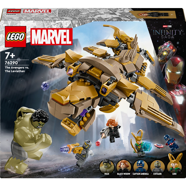 Конструктор LEGO Marvel Мстители против Левиафана 347 деталей