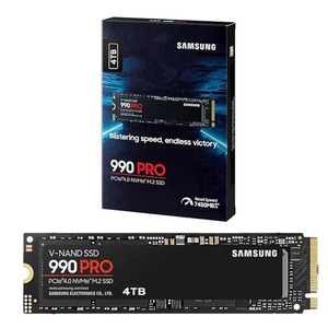 Накопитель SSD  4ТB Samsung 990 PRO M.2 2280 PCIe 4.0 x4 NVMe V-NAND MLC (MZ-V9P4T0BW)