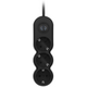 Фильтр питания 2E (2E-U03VES10MBK) 3 розетки, 10 м, Black