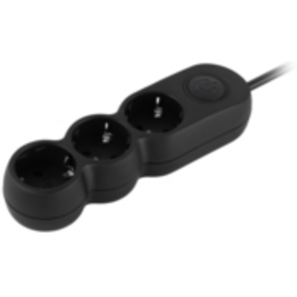 Фільтр живлення 2E (2E-U03VES10MBK) 3 розетки, 10 м, Black