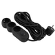 Фильтр питания 2E (2E-U03VES5MBK) 3 розетки, 5 м, Black