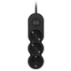 Фильтр питания 2E (2E-U03VES5MBK) 3 розетки, 5 м, Black