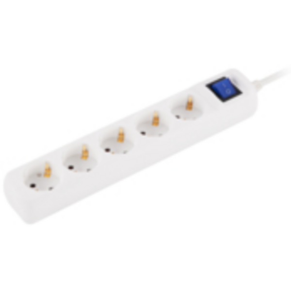 Фильтр питания 2E (2E-U05ES15M10WH) 5 розеток, 10 м, White