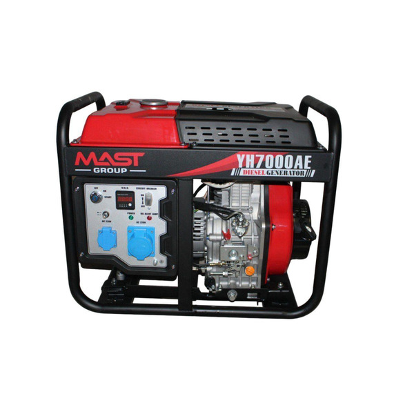 Генератор дизельний MAST GROUP YH7000AE + газова плитка Orcamp CK-505 + електричний обігрівач Gardyer HE2000