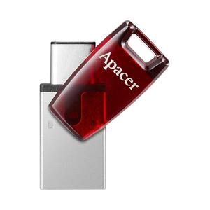 USB-Флешка APACER AH180 64GB Type-C Dual USB 3.1 Червоний