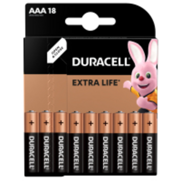 Батарейка DURACELL LR03 MN2400 1x18 шт.