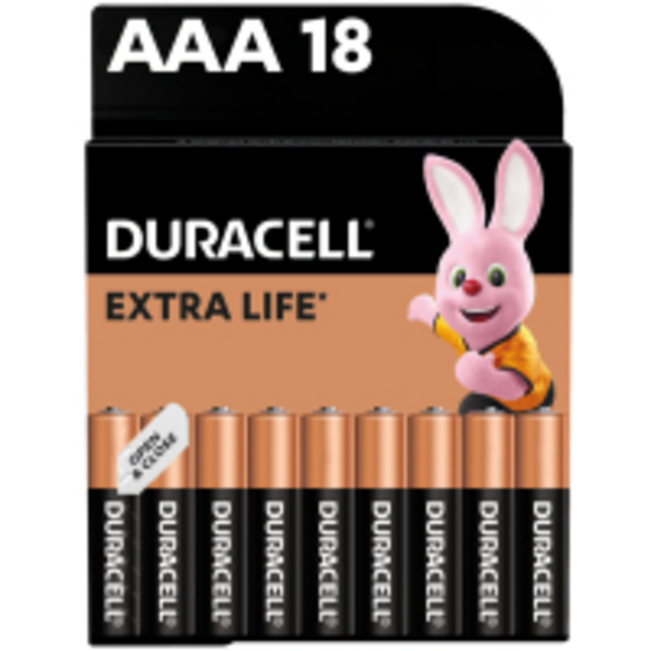 Батарейка DURACELL LR03 MN2400 1x18 шт.
