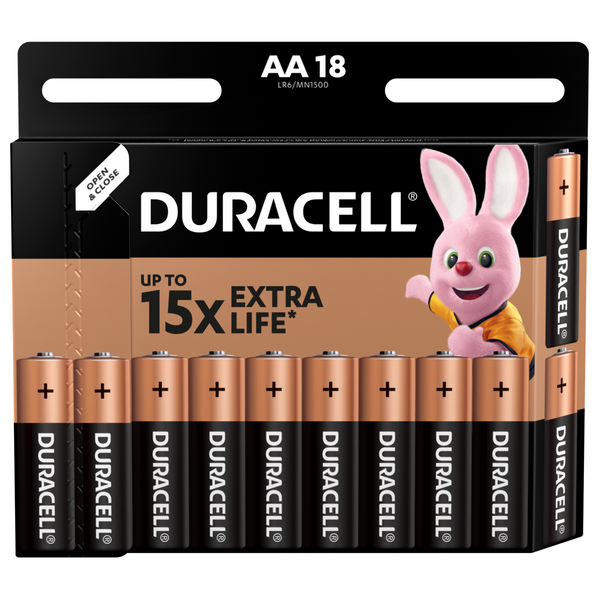 Батарейка DURACELL LR06 MN1500 1х18 шт.
