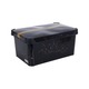 Корзина VIOLET HOUSE 0647 DECOR Marble BLACK з/кр. 10 л (0647 DECOR Marble BLACK с/кр. 10 л)