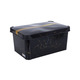 Корзина VIOLET HOUSE 0647 DECOR Marble BLACK з/кр. 10 л (0647 DECOR Marble BLACK с/кр. 10 л)