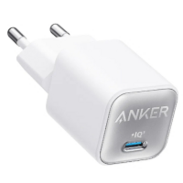 Мережевий зарядний пристрій Anker PowerPort 511 Nano III White, 30 W USB Type-C (A2147G21)
