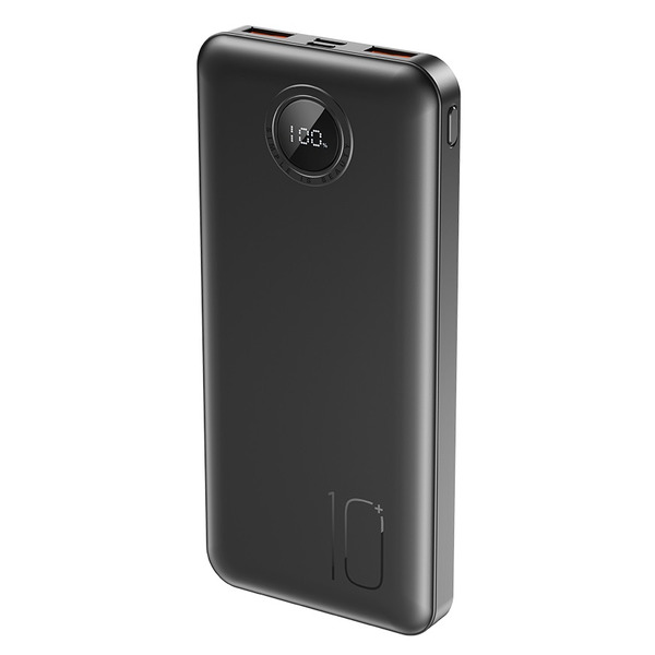Зовнішній акумулятор (Power Bank) XO PR238 - 10000 mAh PD20W + QC22.5W (Чорний)