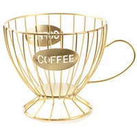 Блюдо VIVA LACY CUP GOLD д/фруктів/19.5x14x10.5 см (B090061)