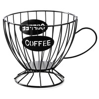 Блюдо VIVA LACY CUP BLACK д/фруктів/19.5x14x10.5 см (B090062)