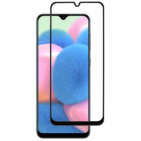 Защитное стекло для Samsung Galaxy A30 SM-A305/A30s SM-A307/A40s SM-A407/A50 SM-A505/A50s SM-A507 Black, Karerte Anti-static, 6D (Z26098) без упаковки
