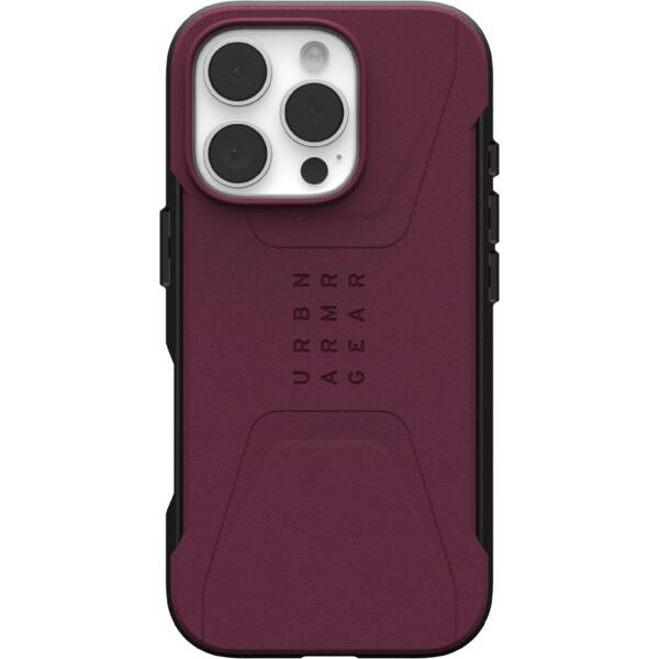 Чохол UAG для Apple iPhone 16 Pro Civilian Magsafe, Bordeaux 114444119049