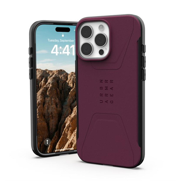 Чохол UAG для Apple iPhone 16 Pro Max Civilian Magsafe, Bordeaux 114445119049