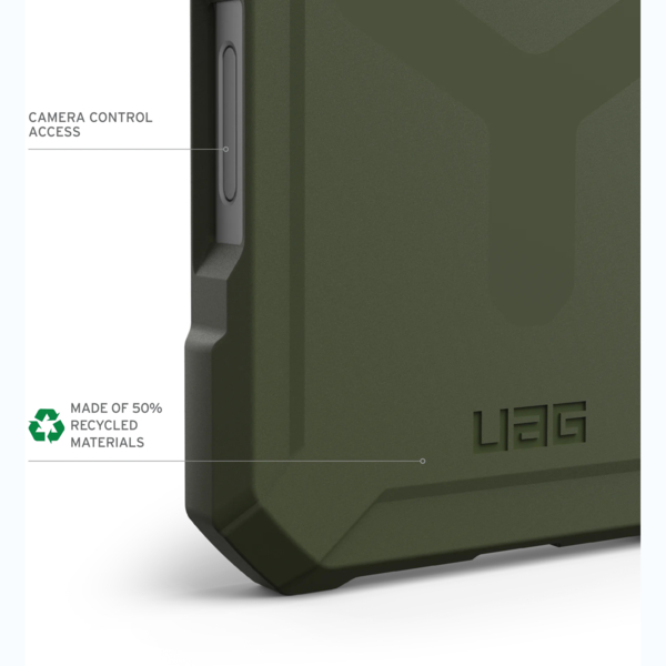 Чохол UAG для Apple iPhone 16 Pro Essential Armor Magsafe, Olive Drab 114448117272