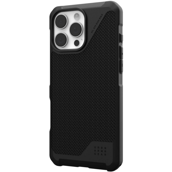 Чохол UAG для Apple iPhone 16 Pro Max Metropolis LT Magsafe, Kevlar Black 114453113940