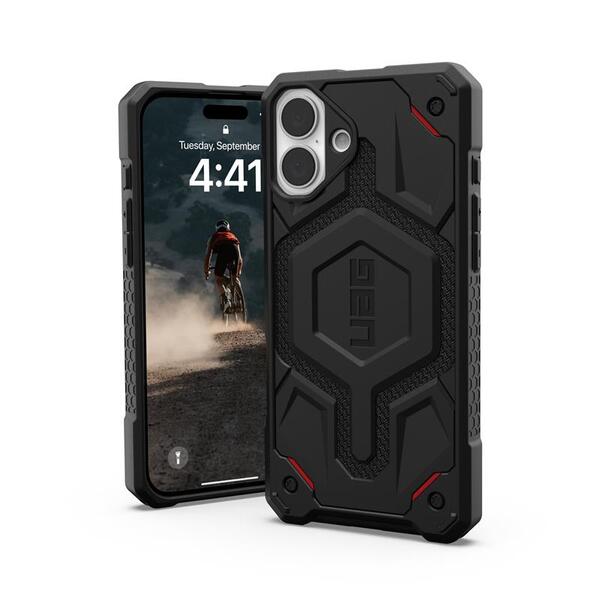 Чохол UAG для Apple iPhone 16 Plus Monarch Pro Magsafe, Kevlar Black (114455113940)
