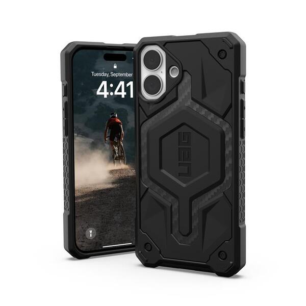 Чохол UAG для Apple iPhone 16 Plus Monarch Pro Magsafe, Carbon Fiber (114455114242)