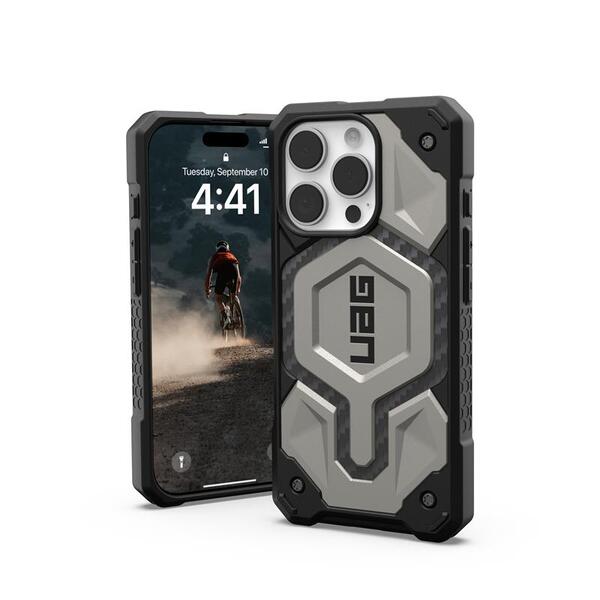 Чохол UAG для Apple iPhone 16 Pro Monarch Pro Magsafe, Titanium 114456113636