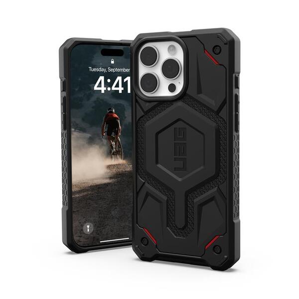 Чохол UAG для Apple iPhone 16 Pro Max Monarch Pro Magsafe, Kevlar Black (114457113940)
