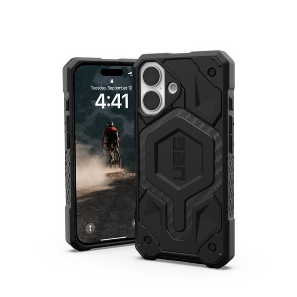 Чохол UAG для Apple iPhone 16 Monarch, Carbon Fiber 114462114242