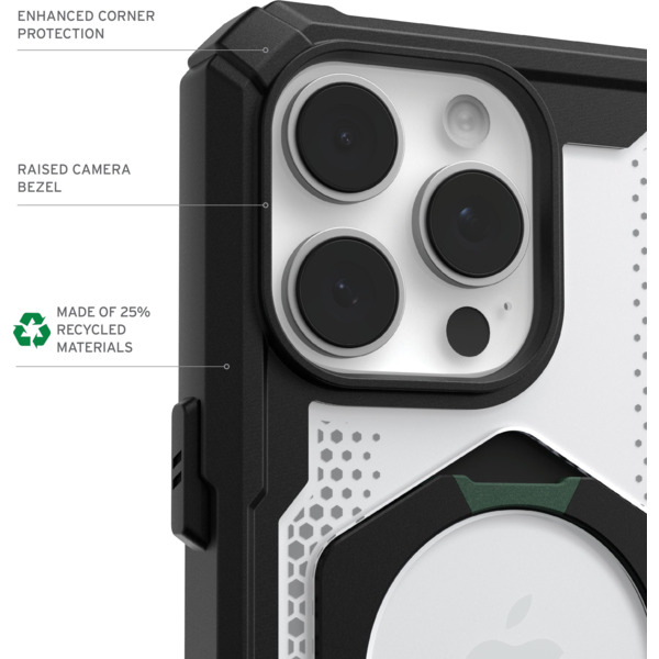 Чохол UAG для Apple iPhone 16 Pro Max Plasma XTE MagSafe, Black/Clear 11447511404G