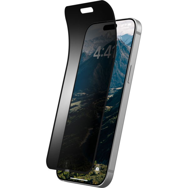 Захисна плівка анти-шпигун UAG для Apple iPhone 16 Plus, Removable Privacy, Glass - Tint (14436711NA)
