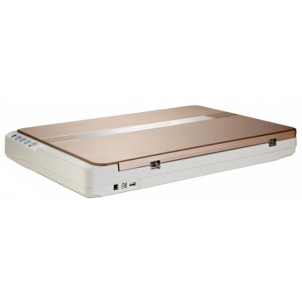 Сканер А3 Plustek OpticSlim 1680 (1200 dpi, 48 bit, LED, 20 стор/хв, планшетний, бронзовий)