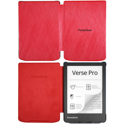 Чохол-книжка PocketBook Shell Cover для PocketBook 6" PB629/634 Red (H-S-634-R-WW)