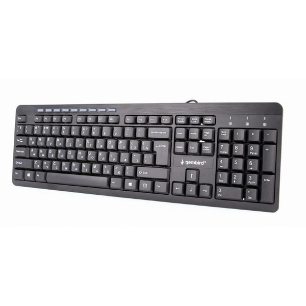 Клавіатура Gembird KB-UM-106-UA Ukr Black