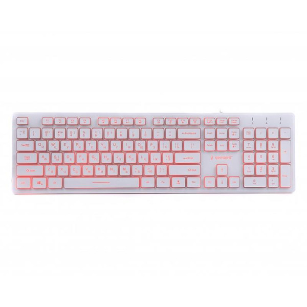 Клавиатура Gembird KB-UML3-01-W-UA White