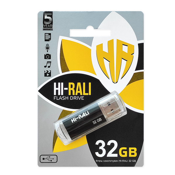 USB-Флешка Hi-Rali Corsair Series Black (HI-32GBCORBK)