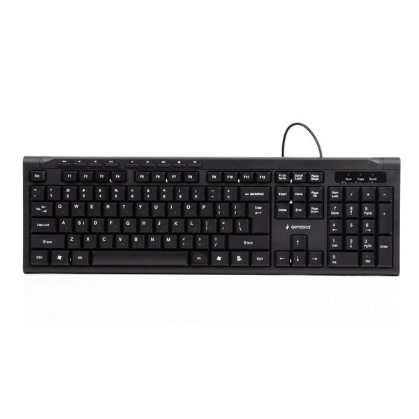 Комплект (клавиатура, мышь) Gembird KBS-UM-03-UA Black