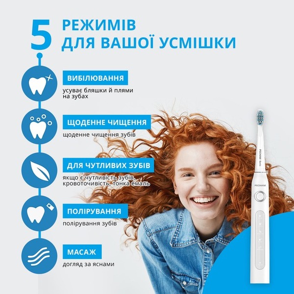 Зубна щітка Pecham Travel PC-081 White 0290119080509