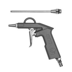 Пістолет для продування короткий з додатковим наконечником 120 мм INTERTOOL PT-0804