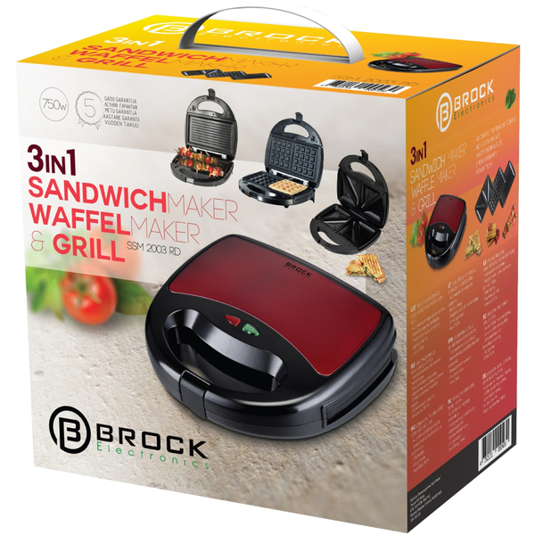 Бутербродниця BROCK SSM 2003 RD