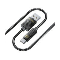 Кабель Luxe Cube Premium USB - USB Type-C (M/M), 1 м, серый (8889996899667)
