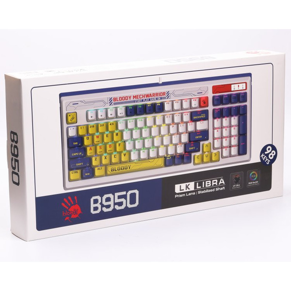 Клавіатура A4Tech B950 RGB (Warrior Blue)