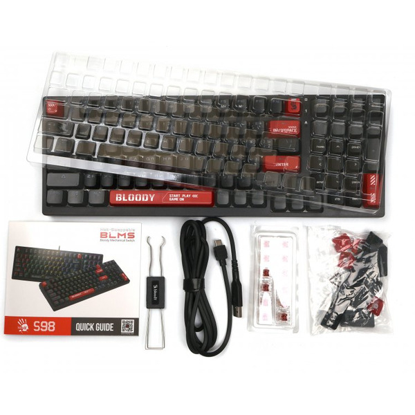 Клавіатура A4Tech S98 (Bloody Red)