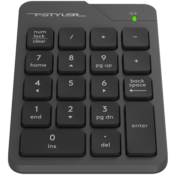 Клавиатура цифровая A4Tech Fstyler FGK21C серого цвета