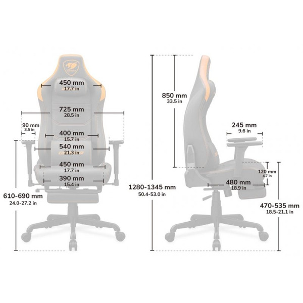 Крісло для геймерів Cougar Armor Evo S