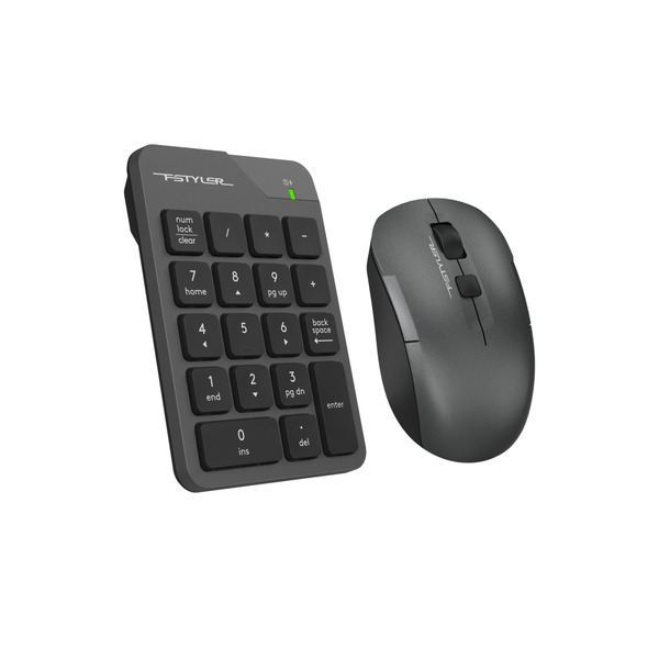Комплект (клавиатура цифровая, мышь) беспроводной Fstyler FG1600C Air2 Grey