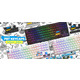 Набор кейкапов Hator PBT Keycaps Authentic Edition White (HTS-700)