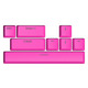 Набор кейкапов Hator PBT Keycaps Autograph Edition Knockout Pink (HTS-711)